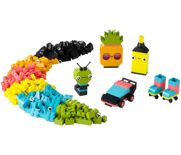 LEGO Classic 11027 Kreatywna zabawa neonowymi kolorami - 1091301 - zdjęcie 11